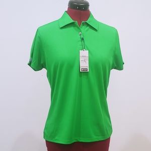 Bermuda Sands women's polo gold shirt NWT